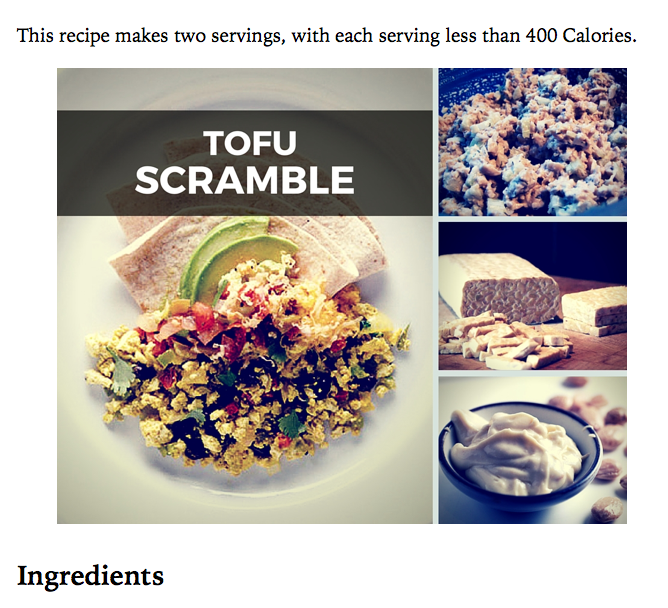 Tofu Scramble Recipe
