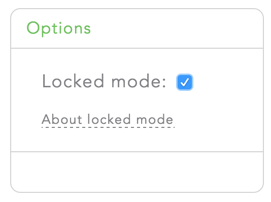 Freedom.to Lock Mode